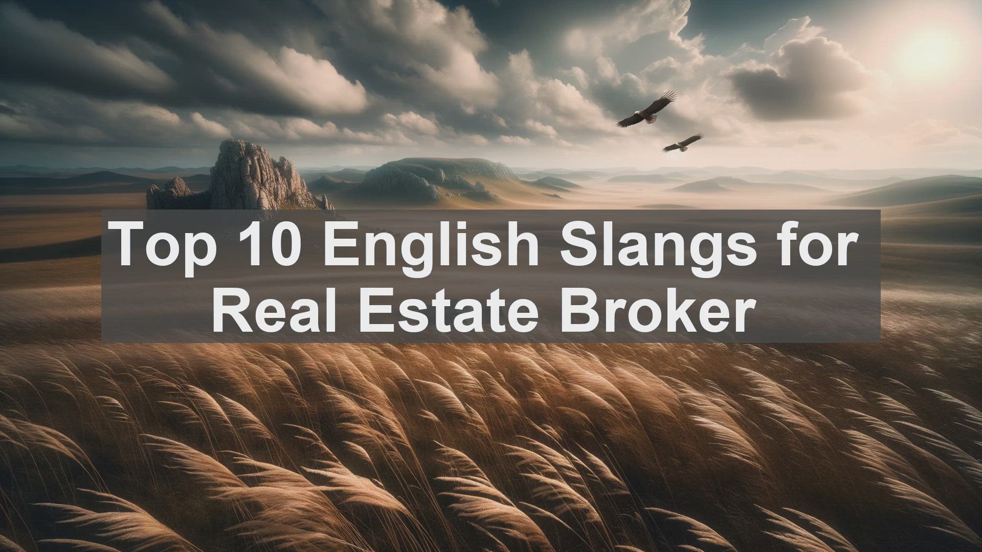 'Video thumbnail for Top 10 English Slangs for Real Estate Broker'