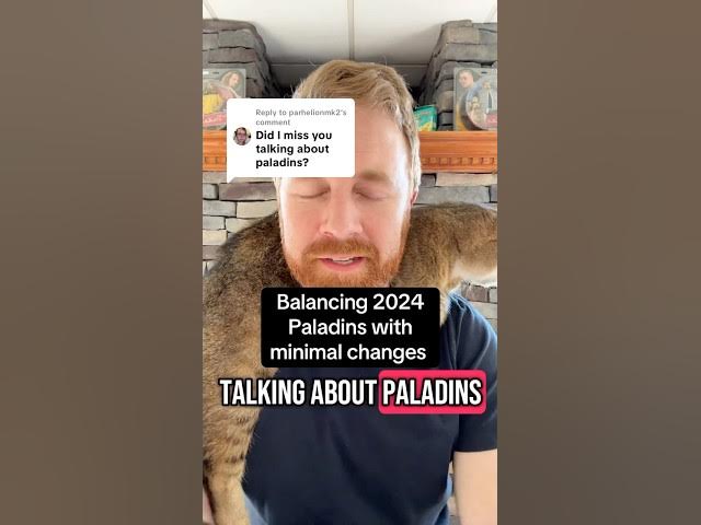 Video thumbnail for Rebalancing paladins in the 2024 DnD rules doesn’t need a lot