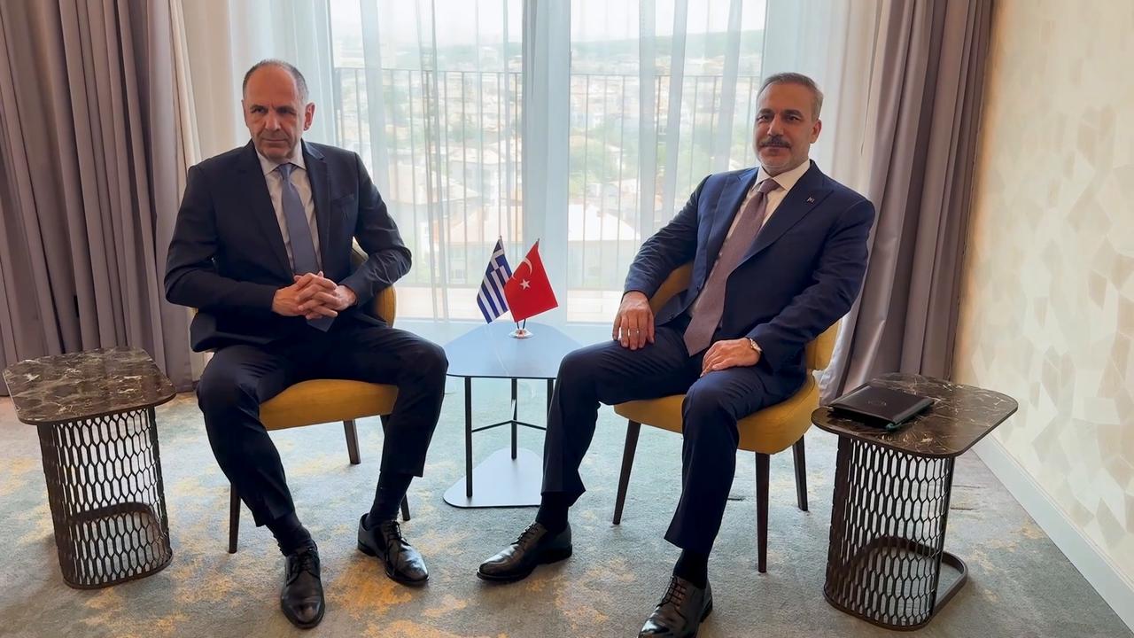 Video thumbnail for Bulgaria: Türkiye, Greece discuss regional cooperation as Fidan calls for calm in Eastern Mediterranean.