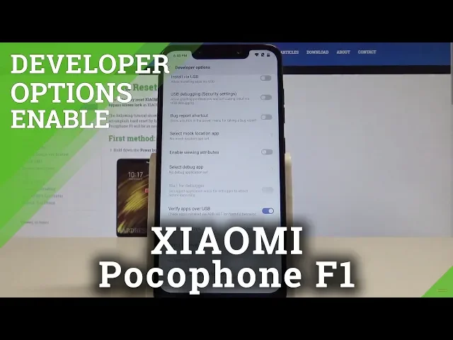 Video thumbnail for How to Enable Developer Options on XIAOMI Pocophone F1 - OEM Unlock / USB Debugging