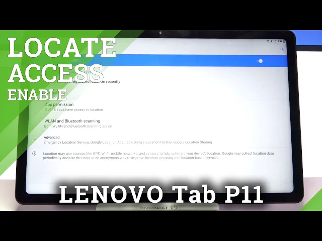 Video thumbnail for How to Enable Location in LENOVO Tab P11 – Disable Location