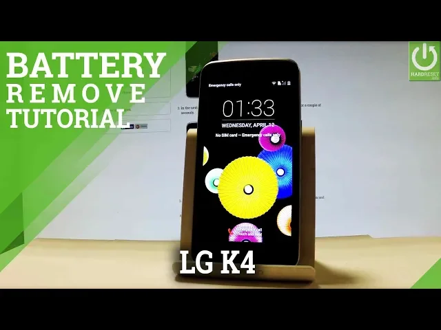 Video thumbnail for How to Remove Battery from LG K4 - Open back Cover / Force Restart