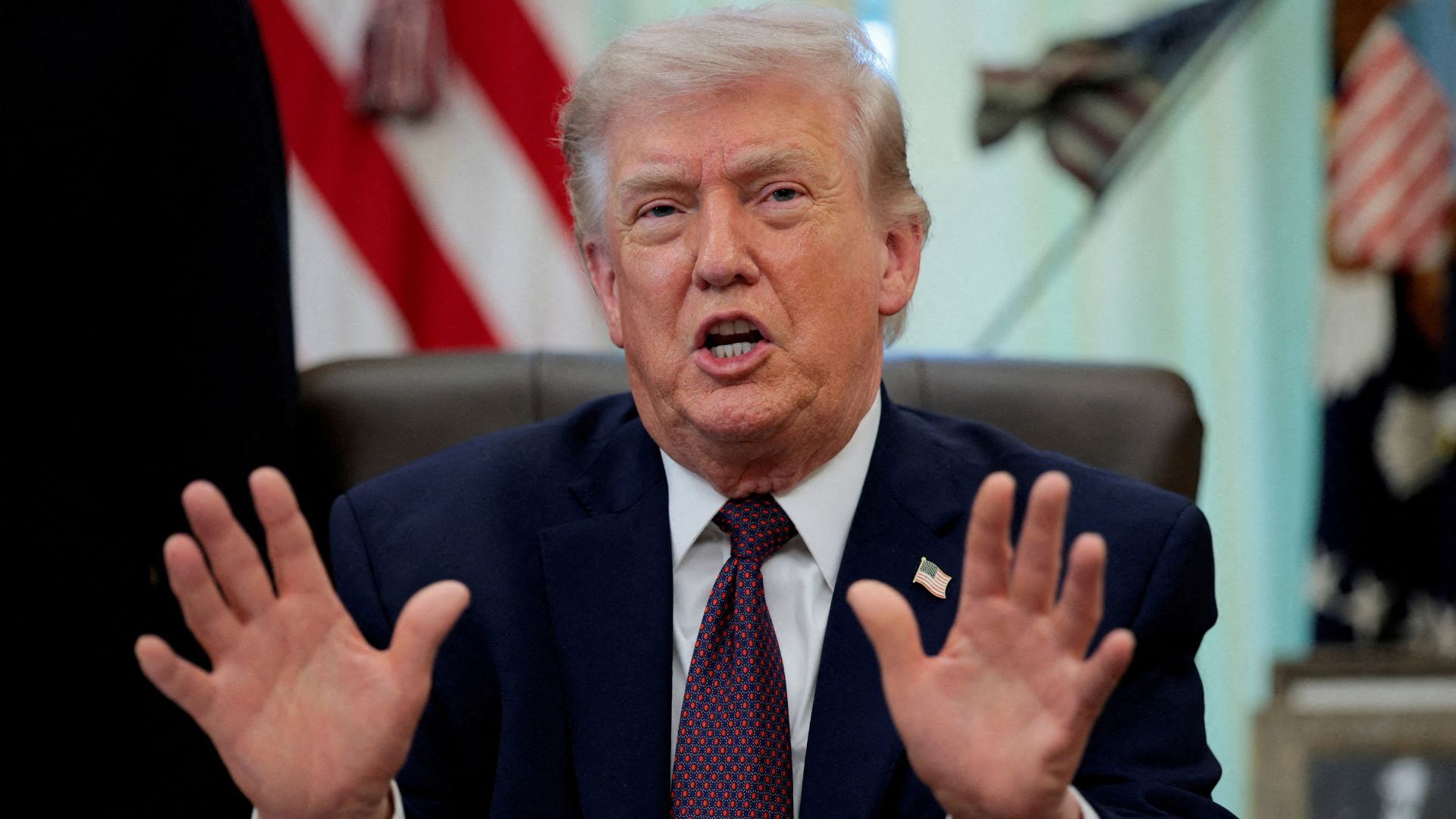 Video thumbnail for Trump tightens terms on Iran war deal, US media say