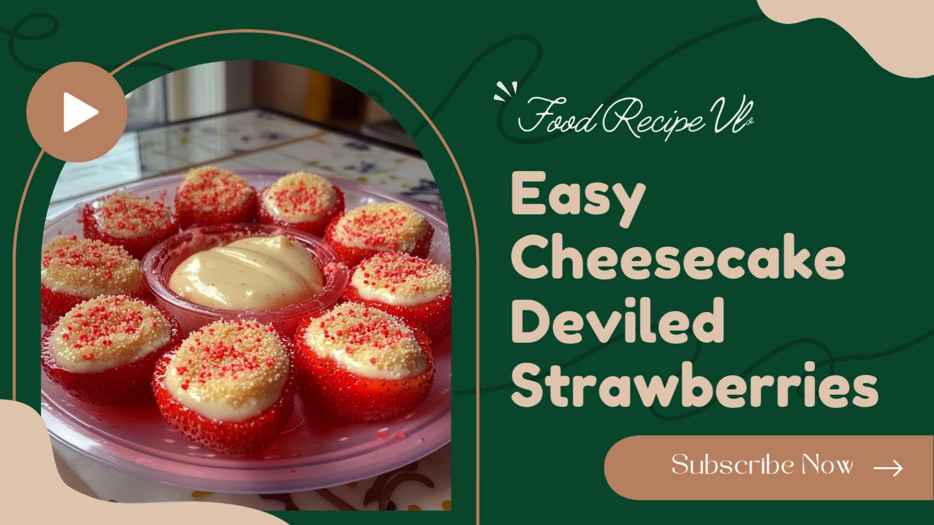 Video thumbnail for Easy Cheesecake Deviled Strawberries