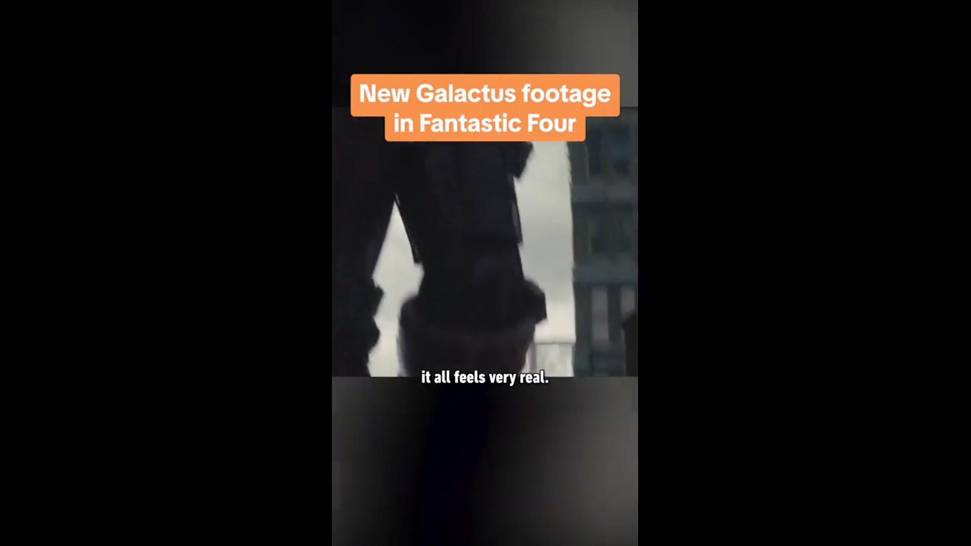 'Video thumbnail for New Galactus Footage in Fantastic Four: First Steps'
