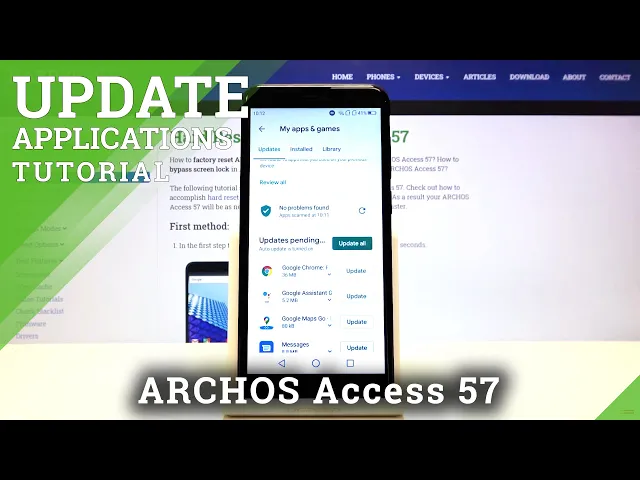 Video thumbnail for How to Update Apps in ARCHOS Access 57 – Get Newest App Version