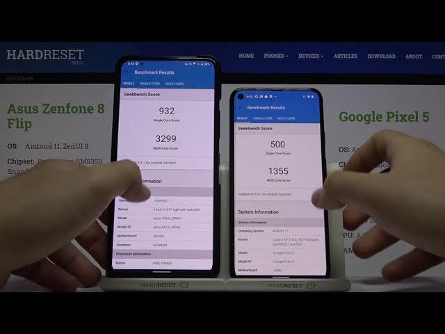 Video thumbnail for How to Compare ASUS ZenFone 8 Flip vs GOOGLE Pixel 5 - Geekbench 5 CPU