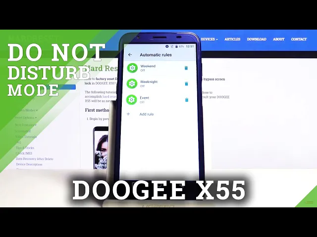 Video thumbnail for How to Activate DND Mode in DOOGEE X55 – Do Not Disturb Mode