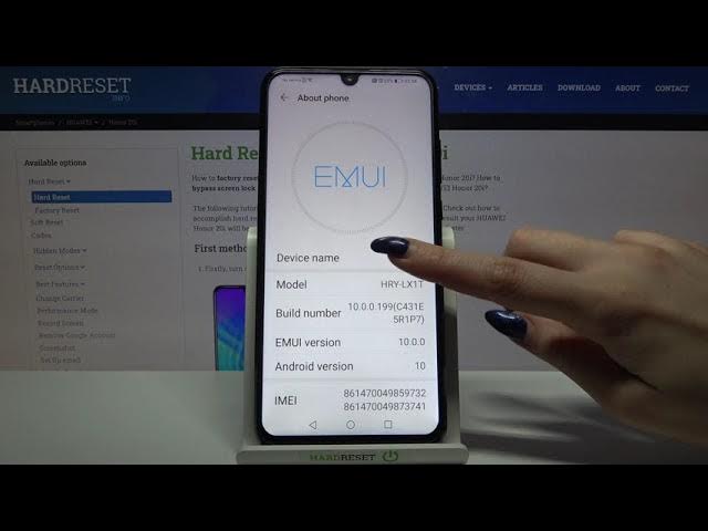 Video thumbnail for How to Change Device Name on Honor 20i – Set a New Phone Name