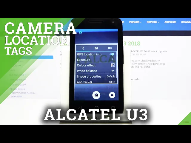 Video thumbnail for How to Enable Camera Location Tags in ALCATEL U3 – Disable Location Tags in Camera