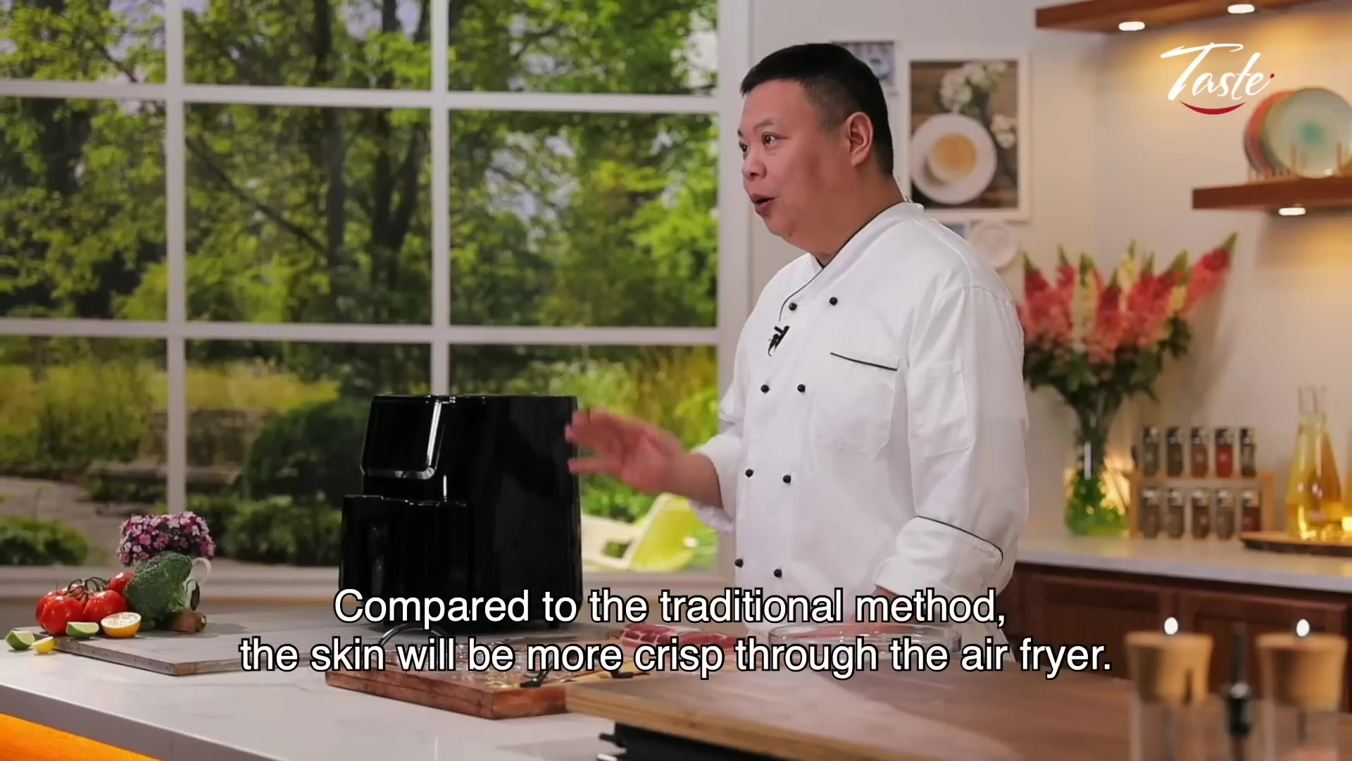 Video thumbnail for 11.Easy Air Fryer Crispy Pork Belly Cooking by Masterchef • Taste Show (1080p 30fps)