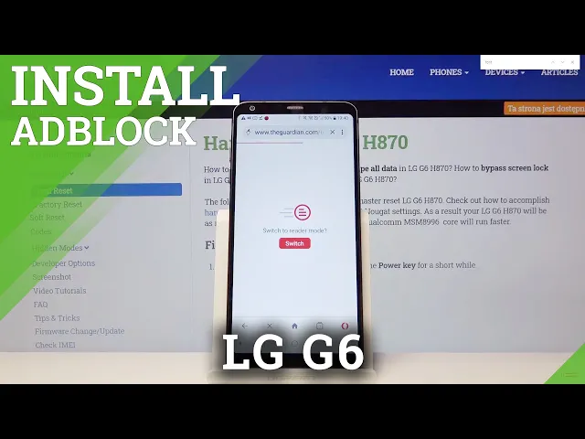 Video thumbnail for How to Download AdBlock on LG G6 – Install AdBlock
