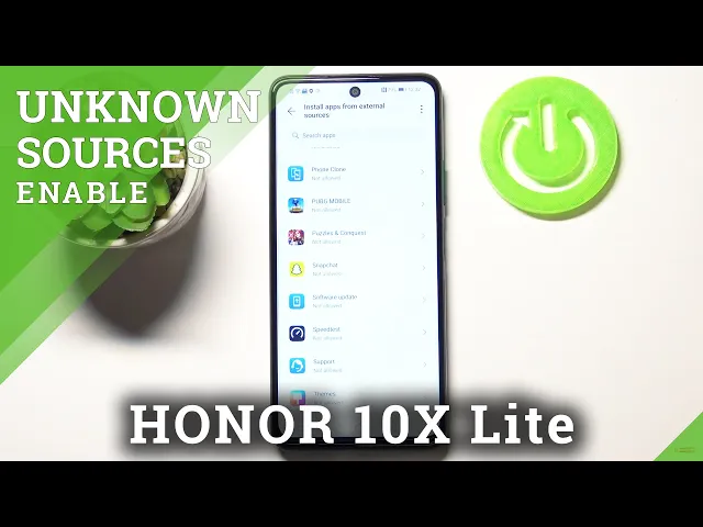Video thumbnail for How to Activate Unknown Sources in HONOR 10X Lite – Allow App Installation