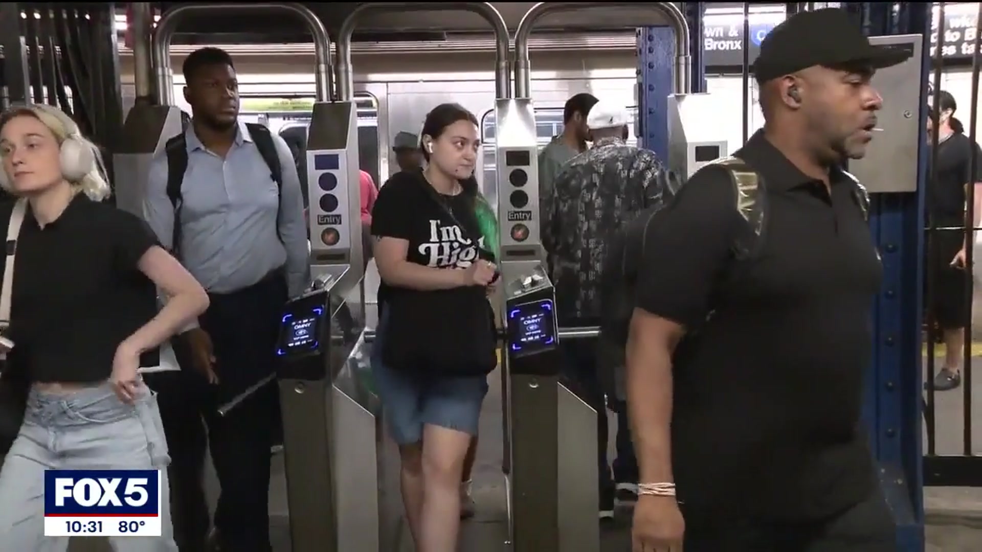 'Video thumbnail for Woman punched in the head on NYC subway platform'