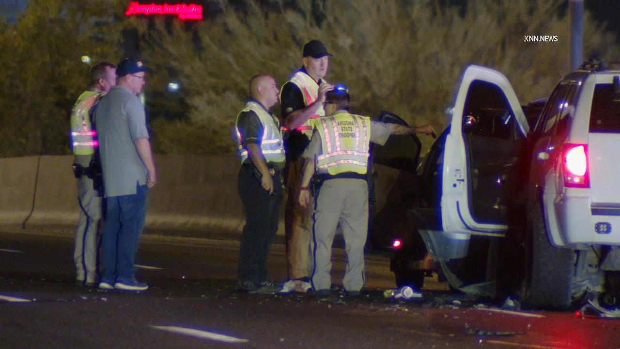 Video thumbnail for US, Phoenix: Glendale Fatal Crash Closes Northbound Loop 101.