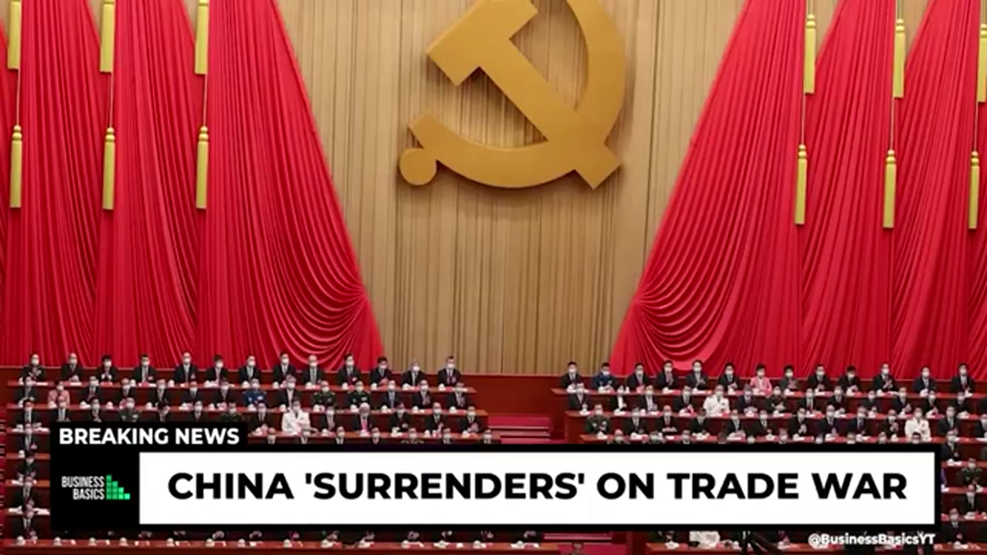 'Video thumbnail for Business Basics: china's economic challenges: trump's tariffs, xi jinping, and the us trade war'