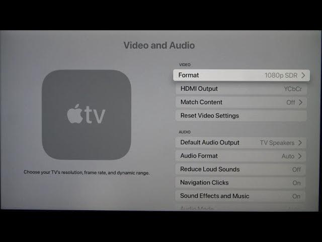 Video thumbnail for How to Reset Video Settings on APPLE TV 4K - Restore Video Defaults on Apple TV 4K 2021