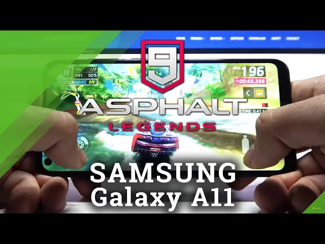 Video thumbnail for Samsung Galaxy A11 Asphalt 9 on Highest Graphics Settings
