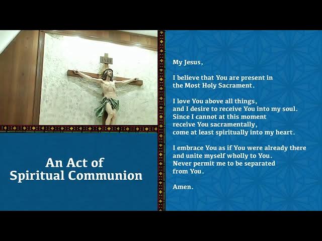 Video thumbnail for Holy Mass from St Edward the Confessor in Tallulah 11-19-2023