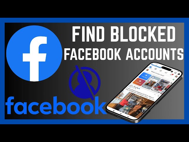 Video thumbnail for How To Find Blocked Accounts On Facebook