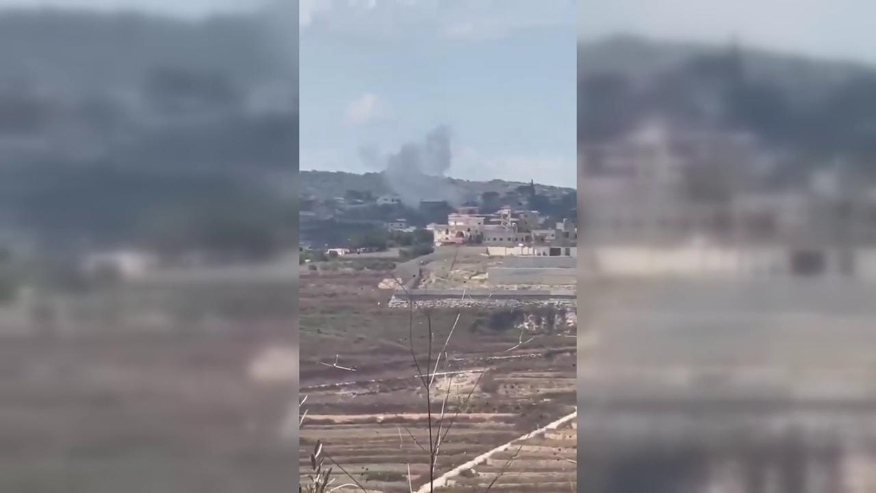 Video thumbnail for Lebanon: Israeli Army Carries Out Strike in Southern Lebanon.