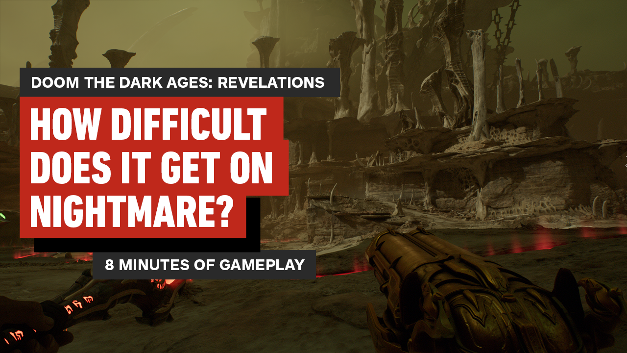 Video thumbnail for How Hard is Doom the Dark Ages | Revelations? - 8 Minutes of Late Game Gameplay on Nightmare