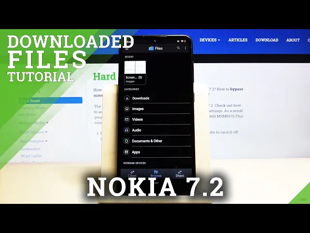 Video thumbnail for Locate Downloaded Files in Nokia 7.2 - Where is Folder with Downloaded Files