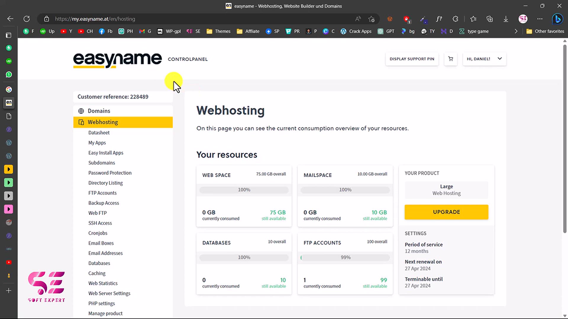 'Video thumbnail for How to install WordPress on Easyname hosting'