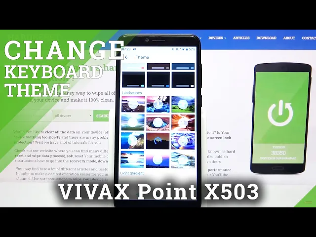 Video thumbnail for How to Change Keyboard Theme in Vivax Point X503 – Animated Keyboard
