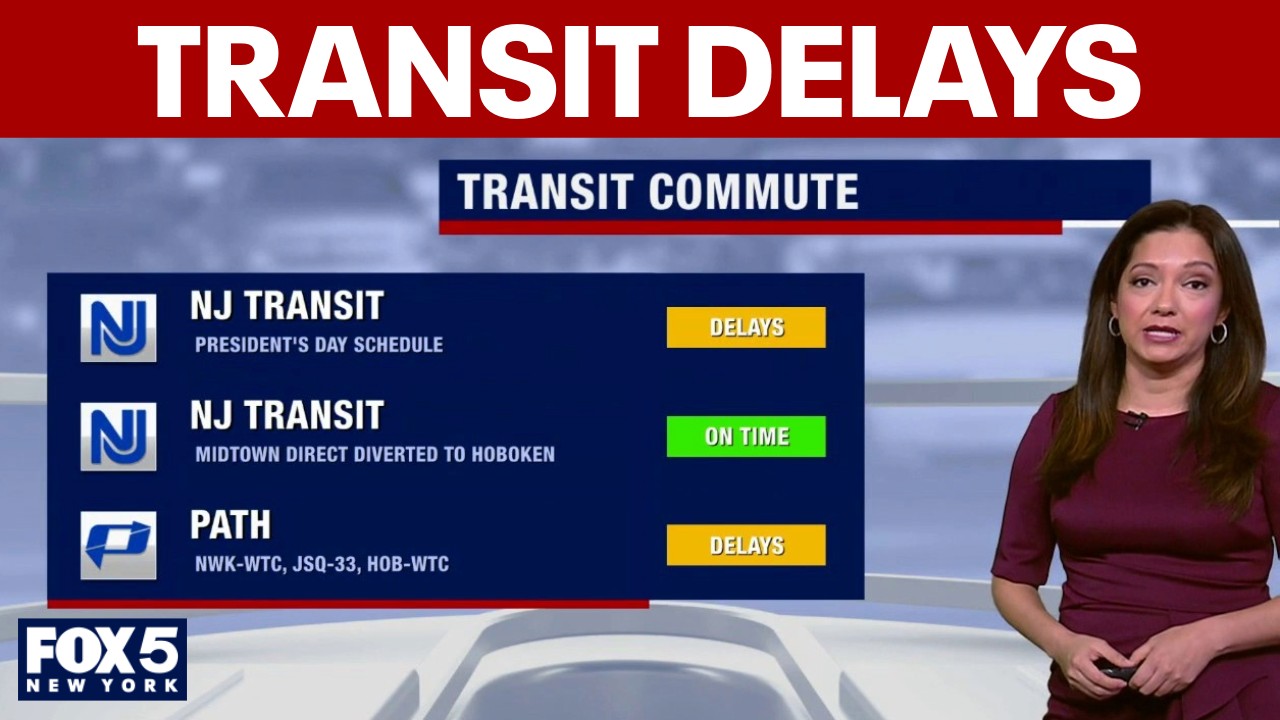 Video thumbnail for Latest transit and road delays in NY, NJ