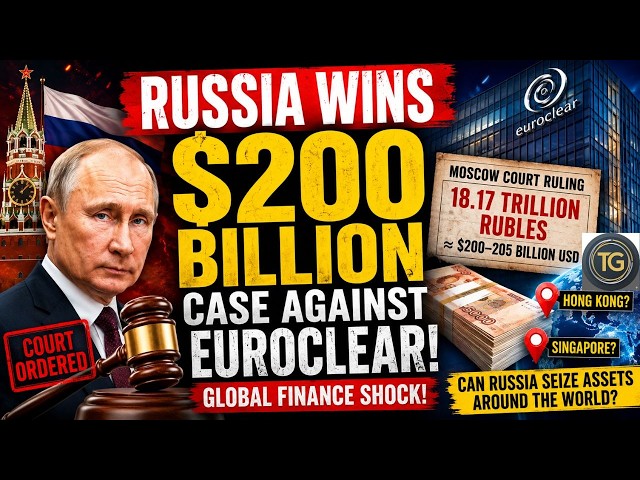 Video thumbnail for Russia’s $200 Billion Victory Against Euroclear Could Change Global Banking Forever