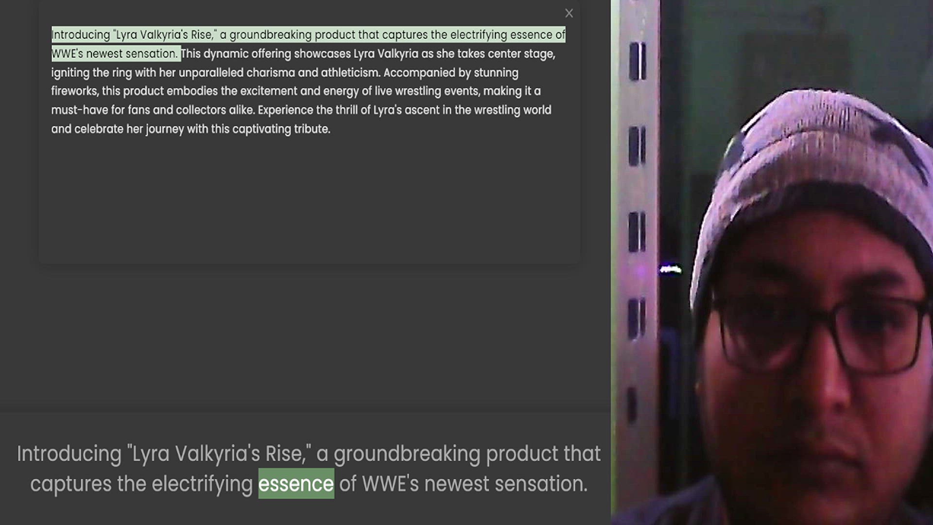 Video thumbnail for Introducing Lyra Valkyria's Rise, a groundbreaking product that captures the electrifying essence of WWE's newest sensation. This dynamic offering showcases Lyra Valkyria as she takes center stage, igniting the ring with her unparalleled