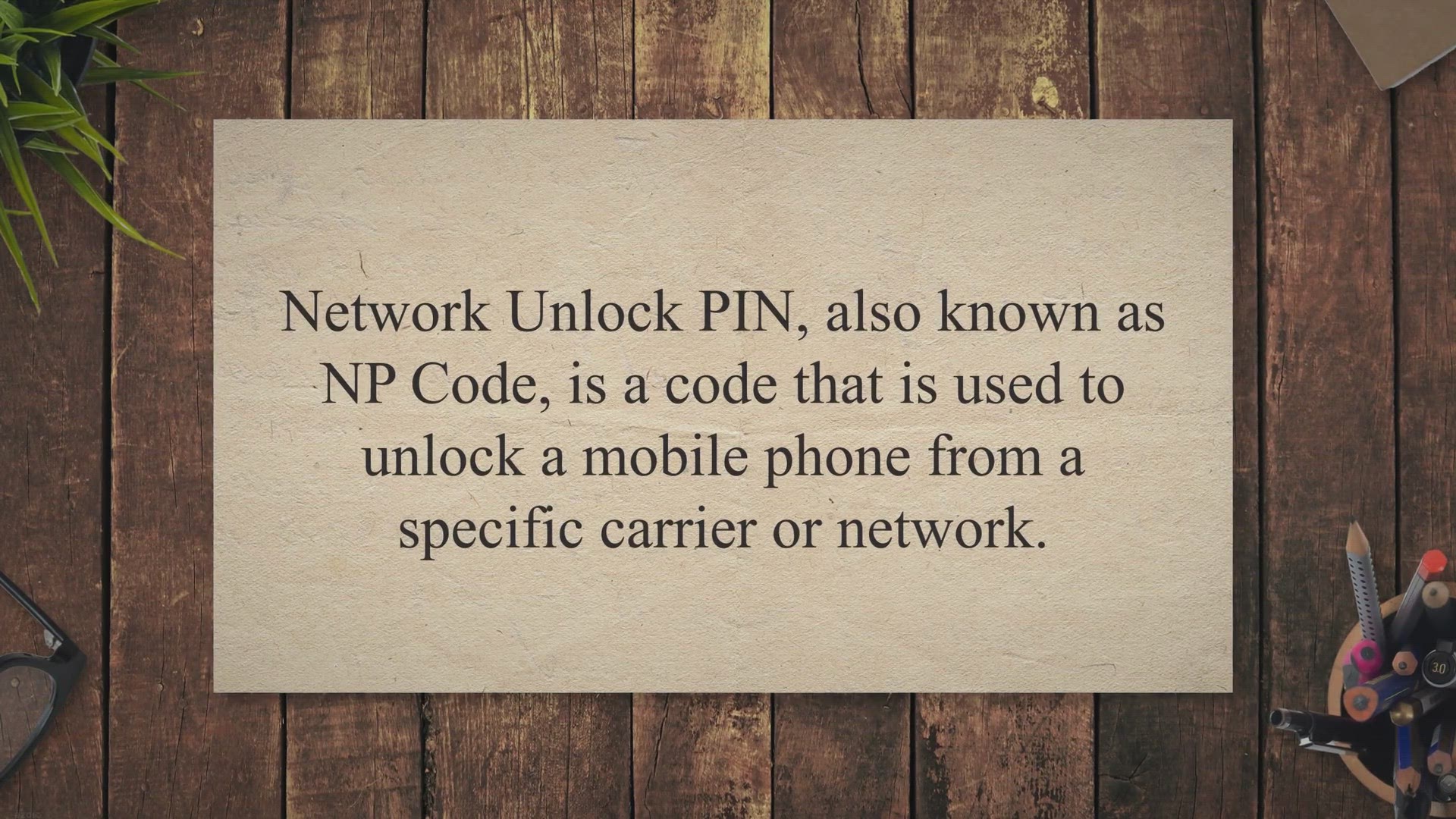 Video thumbnail for What is Network Unlock PIN?