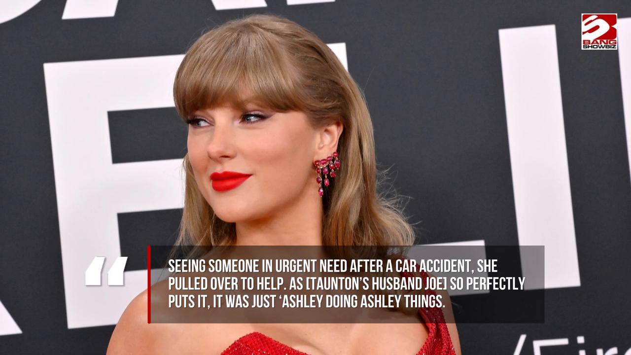 Video thumbnail for Taylor Swift donates 50k to brave woman injured while helping accident victims