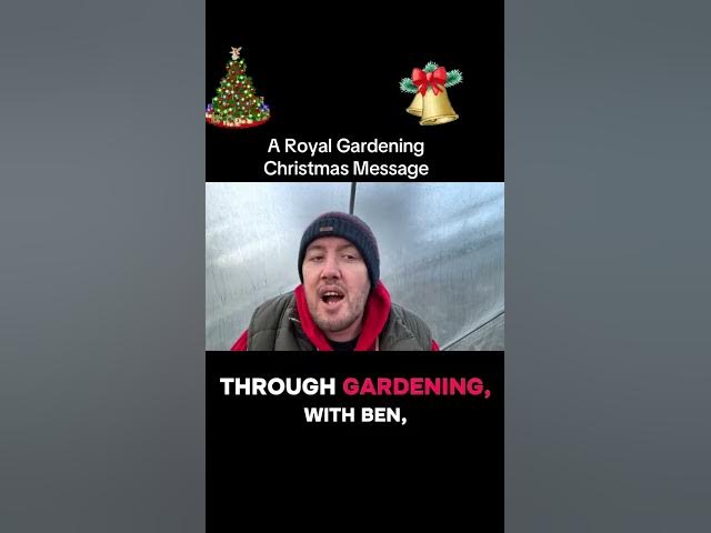 Video thumbnail for 🎥 ✅ 🎄 A Royal Christmas Message from the Allotment Garden 👑 | Festive Gardening Reflection