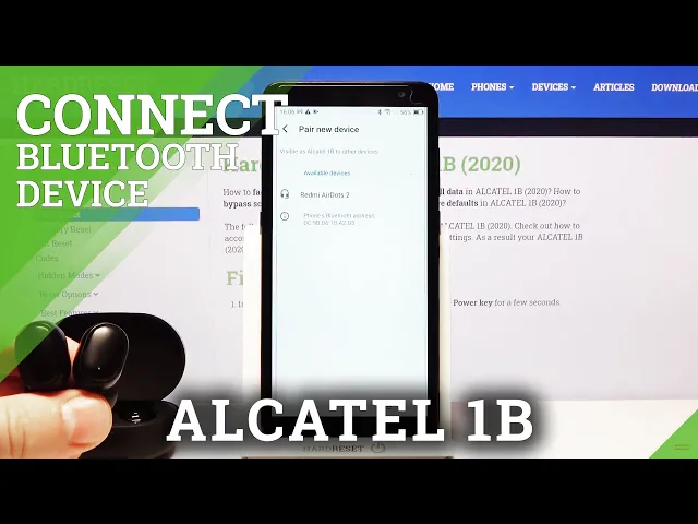 Video thumbnail for How to Pair ALCATEL 1B 2020 with XIAOMI AirDots2 – Bluetooth Connection