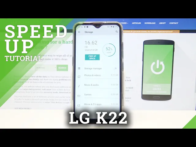 Video thumbnail for How to Clean Storage on LG K22 – Speed Up Device