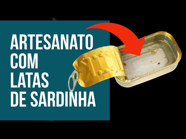 Video thumbnail for Como fazer porta joias com latas de sardinha