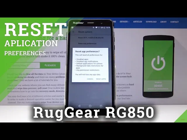 Video thumbnail for How to Reset Apps in RUGGEAR RG850 – Restore App Defaults