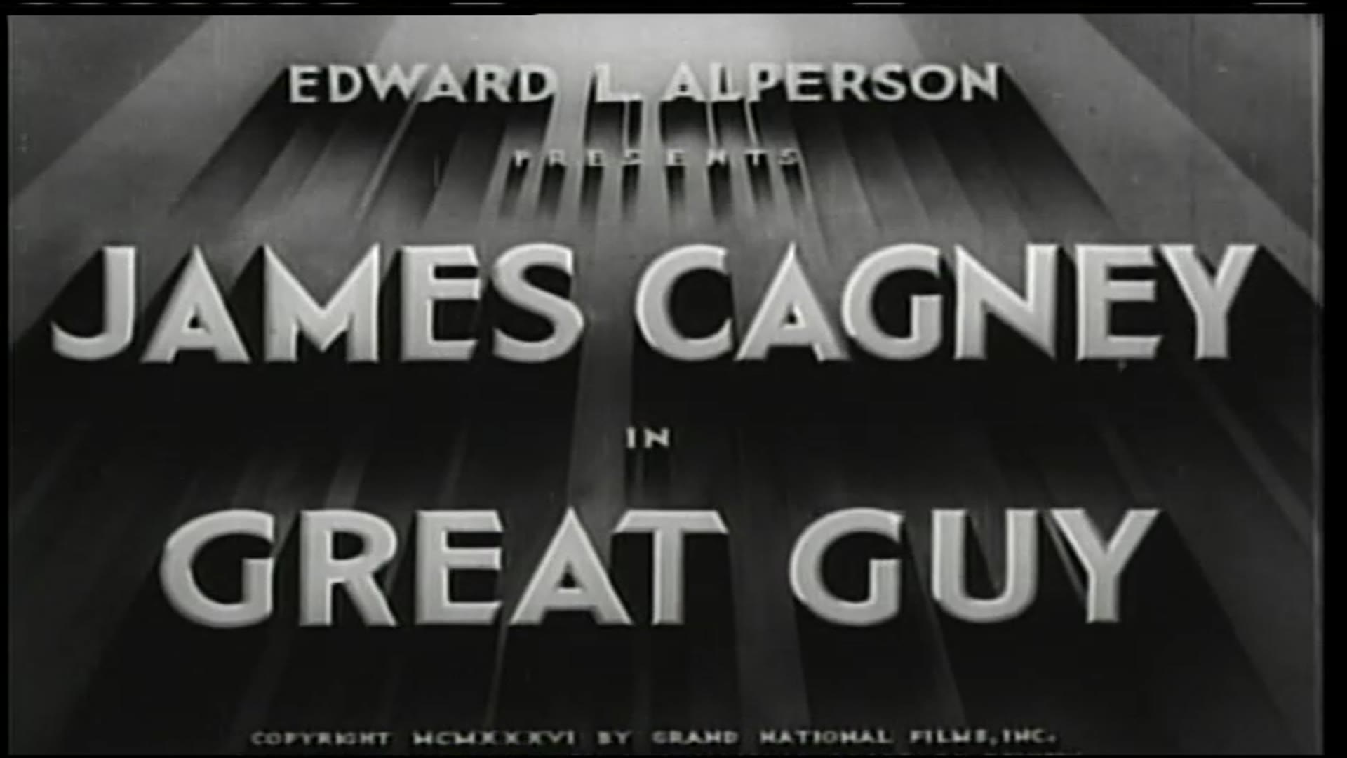 Video thumbnail for Great Guy (1936)