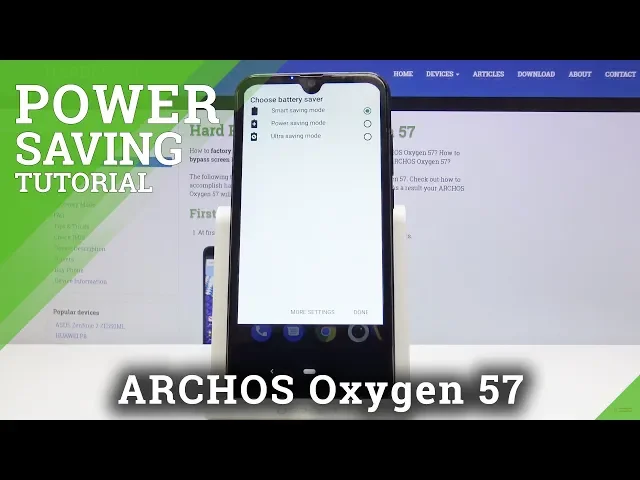 Video thumbnail for How to Extend Battery Life in Archos Oxygen 57 - Power Saving Mode
