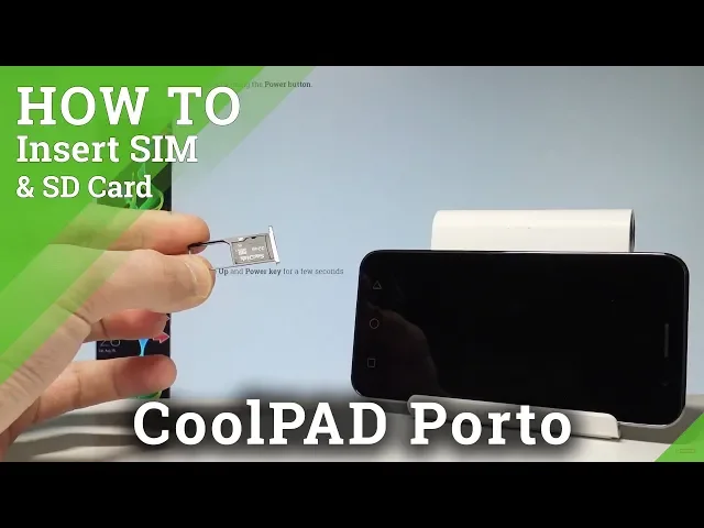 Video thumbnail for How to Insert Micro SIM and SD Card in CoolPAD Porto |HardReset.Info