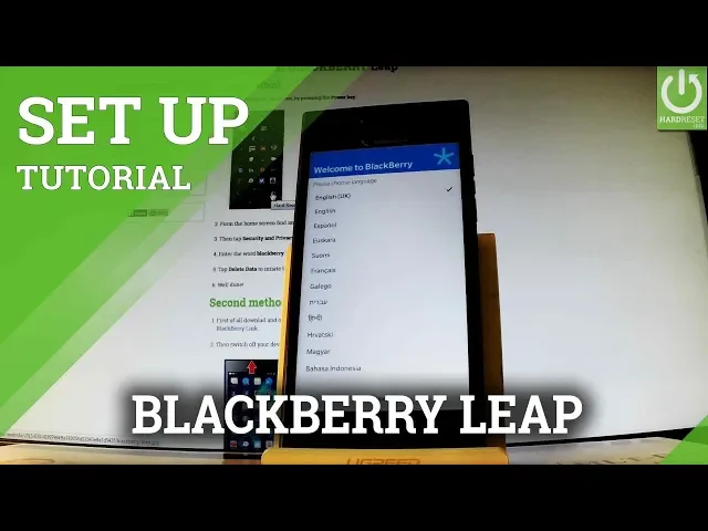 Video thumbnail for First Set Up in BLACKBERRY Leap - Beginner's Guide / Activation