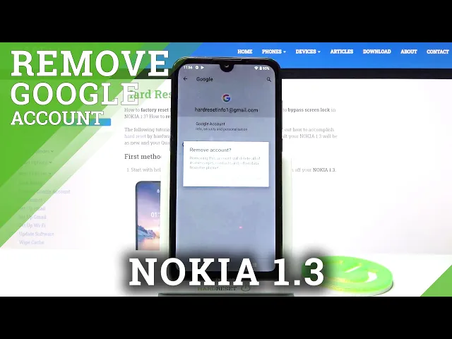 Video thumbnail for How to Remove Google Account on NOKIA 1.3 – Clear Google User