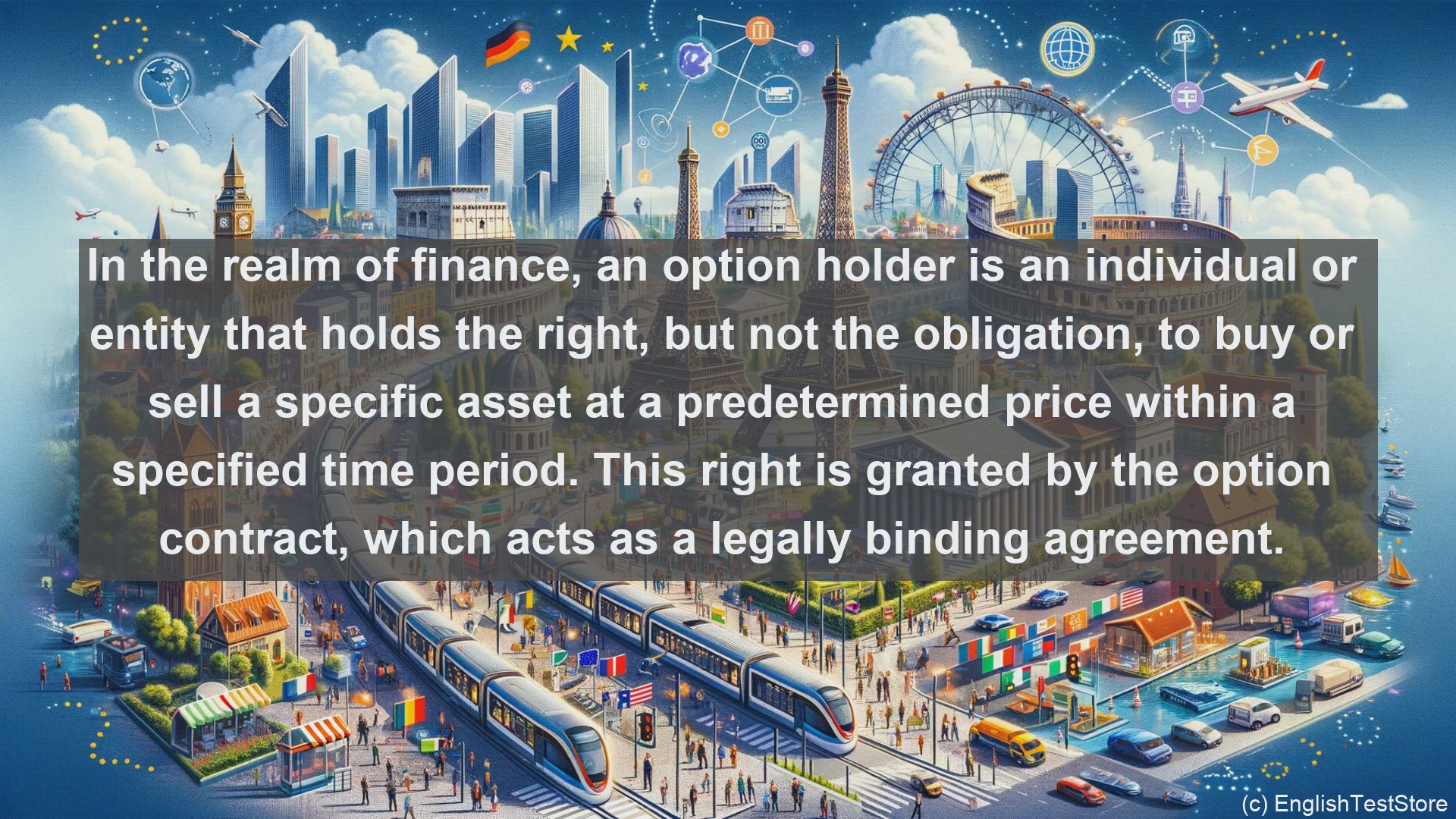'Video thumbnail for Option holder in economics and finance'