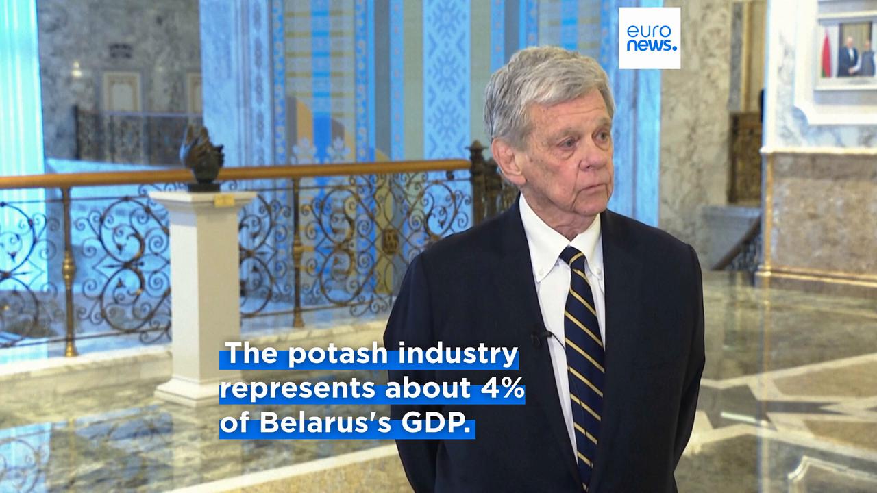 Video thumbnail for US lifts sanctions on Belarusian potash, Lukashenko releases 123 more political prisoners