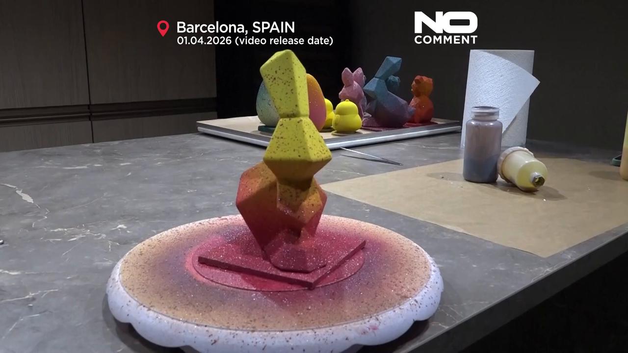 Video thumbnail for Traditional Easter ‘monas’ get a contemporary makeover in Barcelona