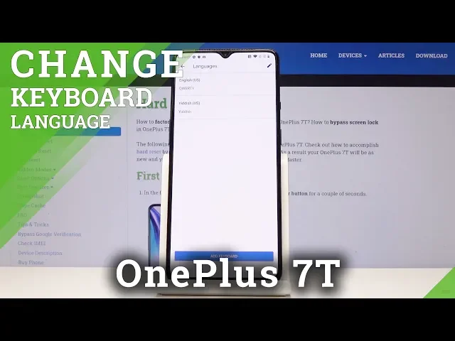 Video thumbnail for How to Change Language in OnePlus 7T - Language Settings