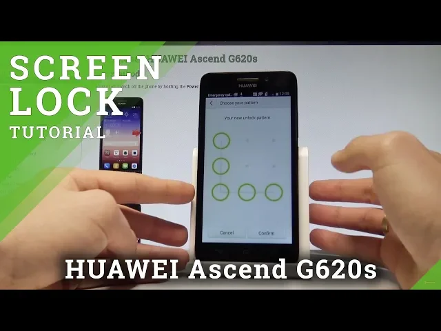 Video thumbnail for How to Add Screen Lock in HUAWEI Ascend G620s - Pattern & Password |HardReset.Info
