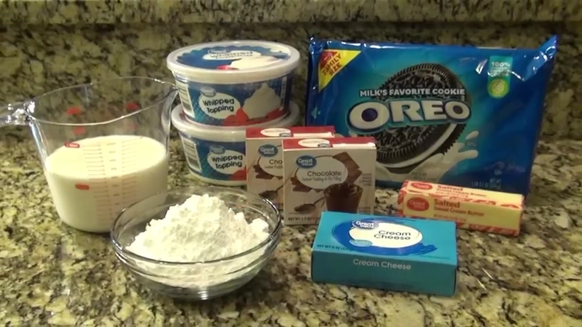 Video thumbnail for Oreo CHOCOLATE DELIGHT   Simple 4 Layer Dessert Recipe   Easy NO BAKE Chocolate DESSERT Using Oreo s(720P HD)